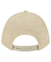 New Era Men's Tan Los Angeles Lakers Injection Woven A-Frame 9FORTY Adjustable Hat