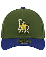 New Era Men's Dark Green Los Angeles Dodgers City Feature 9Forty A-Frame Adjustable Hat