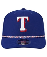New Era Men's Royal Texas Rangers Multi-Rope 9Seventy Stretch-Snap Hat