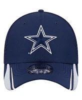 New Era Men's Navy Dallas Cowboys Game Day Linear 39THIRTY Flex Hat