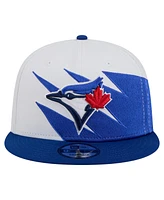 New Era Men's Royal/White Toronto Blue Jays Jagged 9Fifty Snapback Hat