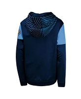 Outerstuff Big Boys and Girls Blue New York City Fc Unbeatable Pullover Hoodie