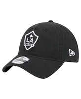 New Era Men's Black La Galaxy 2025 Kickoff 9TWENTY Adjustable Hat