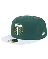 New Era Men's Green Portland Timbers 2025 Kickoff 59FIFTY Fitted Hat