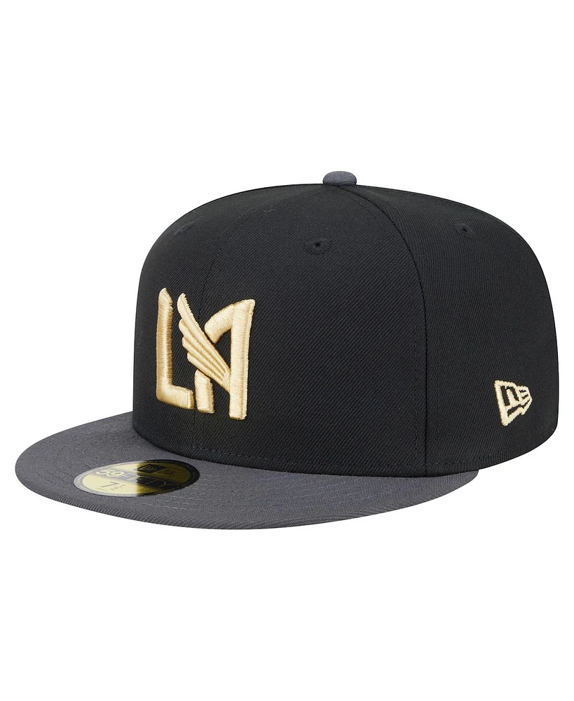 New Era Men's Black Lafc 2025 Kickoff 59FIFTY Fitted Hat