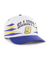 '47 Brand Men's White Chase Elliott Diamond Cut Hitch Adjustable Hat