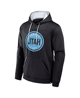 Fanatics Men's Black Utah Hockey Club Defender Pullover Hoodie