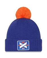New Era Men's Royal Fc Cincinnati 2025 Jersey Hook Cuffed with Pom Knit Hat