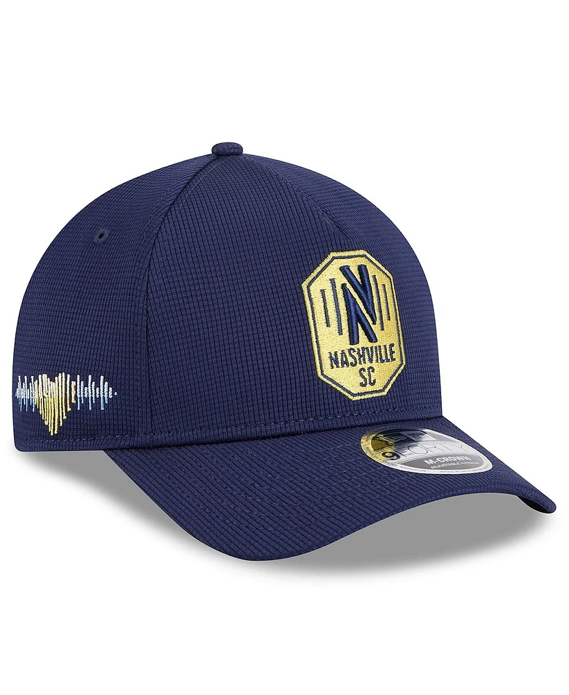 New Era Men's Navy Nashville Sc 2025 Jersey Hook 9FORTY M-Crown Adjustable Hat