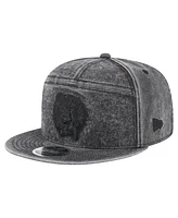 New Era Men's Black Boston Celtics Washed Seven-Panel 9FIFTY Snapback Hat