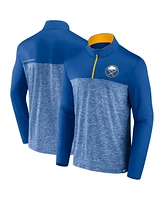Fanatics Men's Royal Buffalo Sabres Iconic Defender Quarter-Zip Jacket