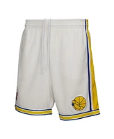 Mitchell & Ness Men's White Golden State Warriors Authentic Shorts