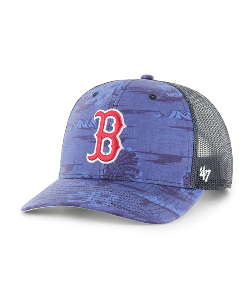 '47 Brand Men's Blue Boston Red Sox Fiji Trucker Adjustable Hat