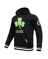 Pro Standard Men's Black Boston Celtics 2024/25 City Edition Pullover Hoodie
