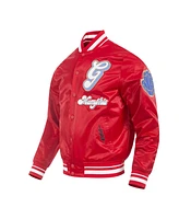 Pro Standard Men's Red Memphis Grizzlies 2024/25 City Edition Chenille Satin Full-Snap Jacket