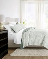 ienjoy Home Tossed Ferns Reversible -Pc. Quilt Set