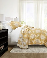 ienjoy Home Distressed Bouquet Reversible -Pc. Quilt Set