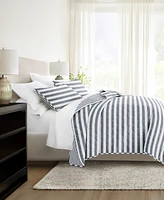 ienjoy Home Classic Stripe Reversible -Pc. Quilt Set
