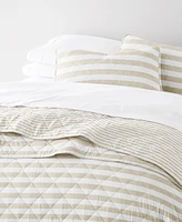 ienjoy Home Classic Stripe Reversible 3-Pc. Quilt Set, Full/Queen