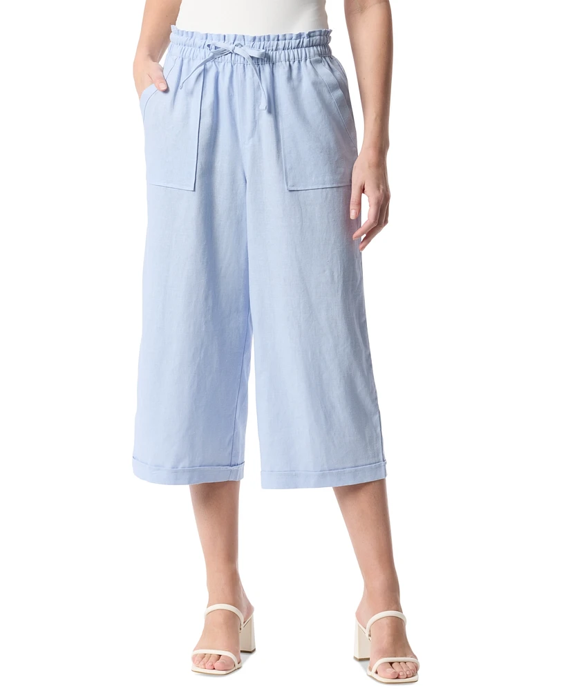 Gloria Vanderbilt Rainey Pull-On Wide-Leg Cropped Pants