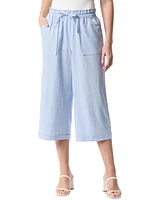 Gloria Vanderbilt Rainey Pull-On Wide-Leg Cropped Pants