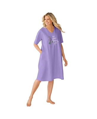 Only Necessities Plus Graphic Sleepshirt