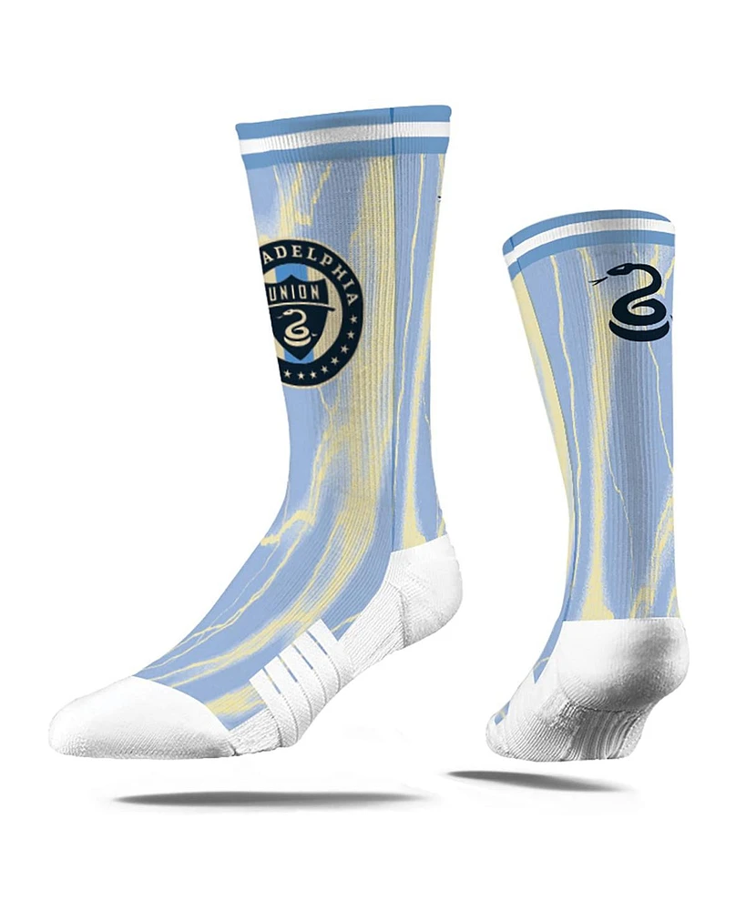 Strideline Men's and Women's Philadelphia Union 2025 Jersey Hook Premium Crew Socks