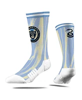 Strideline Men's and Women's Philadelphia Union 2025 Jersey Hook Premium Crew Socks