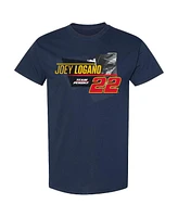 Team Penske Men's Navy Joey Logano Shell/Pennzoil Car T-Shirt