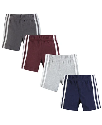 Hudson Baby Boys Shorts Bottoms 4-Pack, Navy