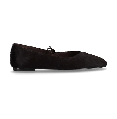 Sway Soft Brown Leather Ballet Flats