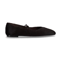 Sway Soft Brown Leather Ballet Flats