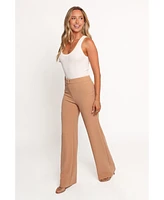 Petal and Pup Women's Liora Flat Front Knit Pants
