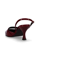Joelle Onix Burgundy Leather Pumps
