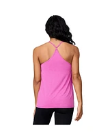 Free Country Women's Microtech Chill B Cool V-Neck Cami Top with Built-In Bra