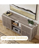 Farmhouse Tv Stand for 55/60/65 inch Tv