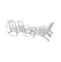 Deven 5 Pc Outdoor Living Set