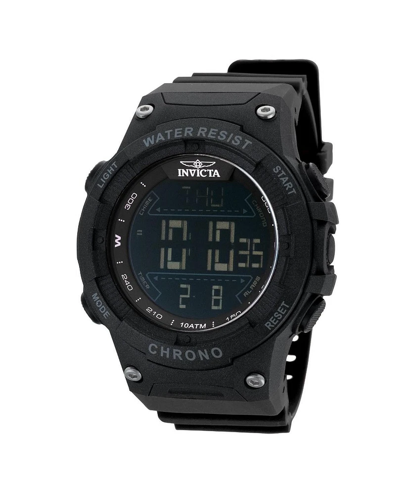 Invicta Men's 47523 Invicta Racing Digital Gmt/Alarm Black Dial Watch