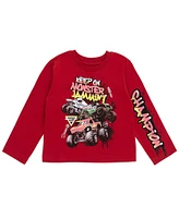 Monster Jam Toddler Boys T-Shirt and Fleece Jogger Pants Outfit Set