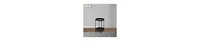Modern Side Table – Metal Round Tray Top with Foldable Legs