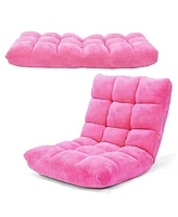 Adjustable 14-position Cushioned Floor Chair