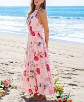 Cupshe Women's Garden Stroll Floral Maxi Beach Dress