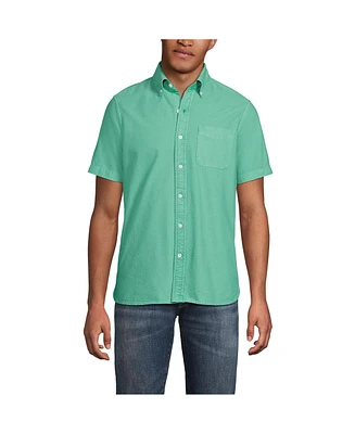Lands' End Men's Short Sleeve Sail Rigger Shirt