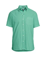Lands' End Men's Short Sleeve Sail Rigger Shirt