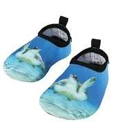 Hudson Baby Boys Water Shoes for Sports, Yoga, Beach and Outdoors, Sea Turtle, 18-24M/6-7