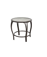 3-Piece Patio Rocking Bistro Set, Rattan Conversation with Coffee Table