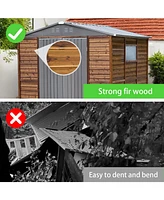 8x8 Iron-Wood Tool Shed, Nature & Function