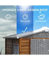 Iron-Wood Tool Shed, Nature & Function (4x6ft)