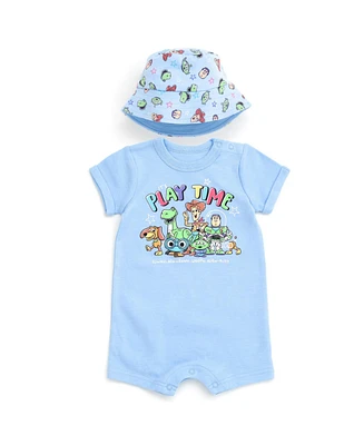 Toy Story Baby Boys Disney Mickey Mouse Romper and Sunhat