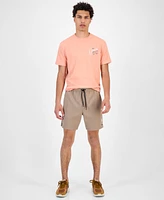 Guess Men's Cotton & Linen Graphic Crewneck T-Shirt